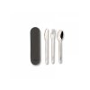 Set příborů se silikonovým pouzdrem, BLACK