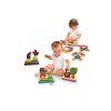 O-oops Imagine Puzzle! - Dřevěné magnetické puzzle Páv v lese