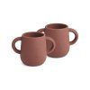 NUUROO Abiola Silikonový hrneček 2 ks Mahogany