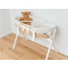 Childhome Košík pro miminko Natural + matrace + potah Jersey Off White - VÝPRODEJ DVOREČEK