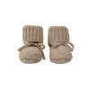 Lodger Slipper Knit Beige 0 - 6 měsíců
