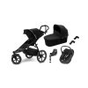 Thule SET E1  Urban Glide 2 BLACK  + CORAL360 (kočár+korba + autosedačka Coral360+báze+adaptér)