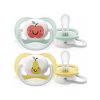 Philips AVENT Šidítko Ultra air neutral_jablko 0-6m, 2 ks