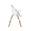 BabyGo Jídelní židlička CAROU 360° White