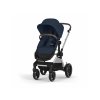 Cybex EOS LUX SILVER Ocean Blue|navy blue