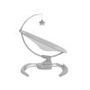 KikkaBoo Houpací lehátko elektrické Spinny Grey