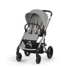 Cybex SET BALIOS S LUX Stone Grey +  korba + adaptéry + autosedačka Cloud G + otočná základna