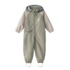 LEOKID Softshell overal Color Block Wood Sage vel. 9 - 12 měsíců (vel. 74)