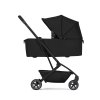 Joolz Aer2 Cot Side View Space Black