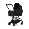 Joolz Aer2 Cot Front Side View Right Space Black