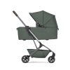 Joolz Aer2 Cot Side View Forest Green