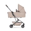 Joolz Aer2 Cot Side View Sandy Taupe 2