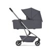 Joolz Aer2 Cot Side View Stone Grey