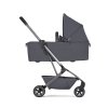 Joolz Aer2 Cot Side View Stone Grey 2