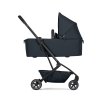 Joolz Aer2 Cot Side View Dark Navy Blue 2