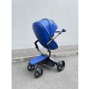 Mima Xari kočárek 3G Graphite grey + sedák Royal Blue + sada Retro Blue + pláštěnka
