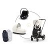 Cybex PRIAM set podvozek + korba + potah sezení + Cloud T Plus Off White + DÁREK FUSAK CYBEX Arctic ZDARMA