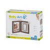 Dřevěný rámeček pro otisk My Baby Touch Simple Brown - VÝPRODEJ DVOREČEK