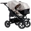 TFK set duo2 frame 2025 - air wheel carrycot + seat sand, kombinovaný kočárek