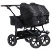 TFK set duo2 frame 2025 - air chamber wheel + carrycot + seat black, kombinovaný kočárek