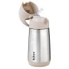B.BOX Termoska na pití s brčkem 350 ml - béžová