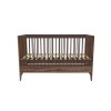32107 2 detska postylka nest walnut 140x70 orech masiv s vestavenou zabranou prestavitelna na postel junior