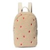 STUDIO NOOS Teddy Hearts Mini Backpack - batůžek l Ecru Hearts