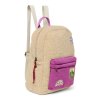 STUDIO NOOS Teddy Midi Backpack - batůžek l Ecru/Purple