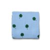 STUDIO NOOS Swaddle Print Medium - zavinovačka | Light Blue Clover