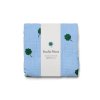 STUDIO NOOS Swaddle Print Medium - zavinovačka | Light Blue Clover