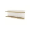 33531 1 dvojdilna policka na stenu faktum sienna white v kombinaci se drevem 1