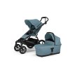 Large Thule Urban Glide 4w Thule Bassinet Mid blue Bundle Iso 10101996 MB