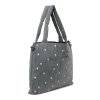 STUDIO NOOS Denim DIAPER BAG - přebalovací taška | Grey Hearts