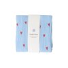 STUDIO NOOS SWADDLE ZAVINOVAČKA Print Large | Light Blue Hearts