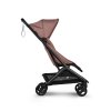 Bugaboo Butterfly 2 travel stroller black chassis dusty pink fabrics dusty pink sun canopy x PV007932 02