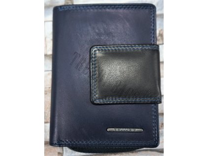 Dámská kožená peněženka Bellugio 147 modro černá