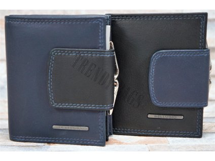 Dámská kožená peněženka Bellugio malá s modrou barvu