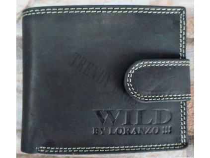 Pánská kožená peněženka Wild 4 malá černá