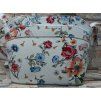 Kožená dámská crossbody kabelka VERA PELLE Summer  kytičková 2