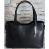 ITALSKÁ KOŽENÁ KABELKA MARIA černá