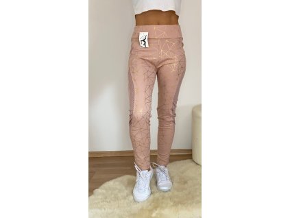 LEGÍNY DLOUHÉ RŮŽOVÉ BF -17-01 (Velikost S-M)