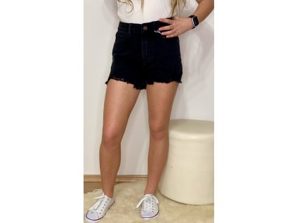 ČERNÉ TRHANÉ KRAŤASY MT-LW-42 (Velikost S)