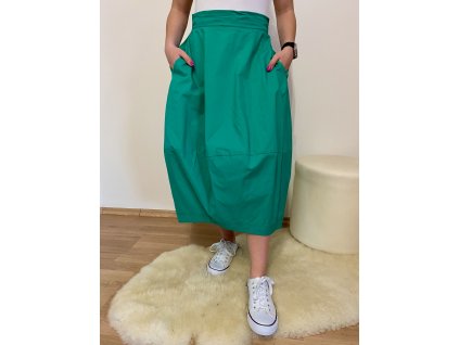 441 balonova sukne zelena s kapsami im 70