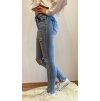 JEANS SVĚTLE MODRÉ KLASICKÉ RE-07-A (Velikost XS)