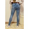 JEANS SVĚTLE MODRÉ TRHANÉ 11-A (Velikost XS)