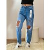 JEANS MODRÉ DLOUHÉ MOM FIT - HM -41
