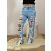JEANS SVĚTLE MODRÉ "Boyfriend" RE - 81