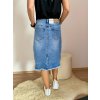 ATYPICKÁ JEANS SUKNĚ E - 03