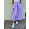 BAVLNĚNÁ DLOUHÁ SUKNĚ FIALOVÁ