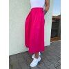 BAVLNĚNÁ DLOUHÁ SUKNĚ FUCHSIOVÁ